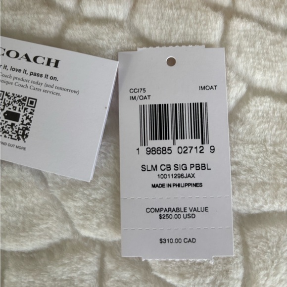 Coach Slim Crossbody Bag In Signature Leather - Picture 3 of 16